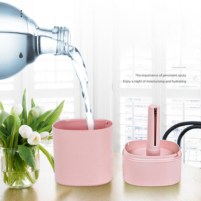 Mini USB Cool Mist Humidifier with LED Light
