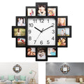 Photo Frame Clock with 12-Picture Display