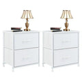 Set of 2 Fabric Drawer Cabinets