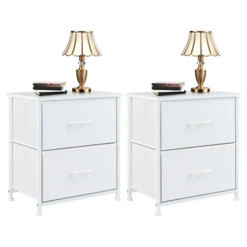Set of 2 Fabric Drawer Cabinets