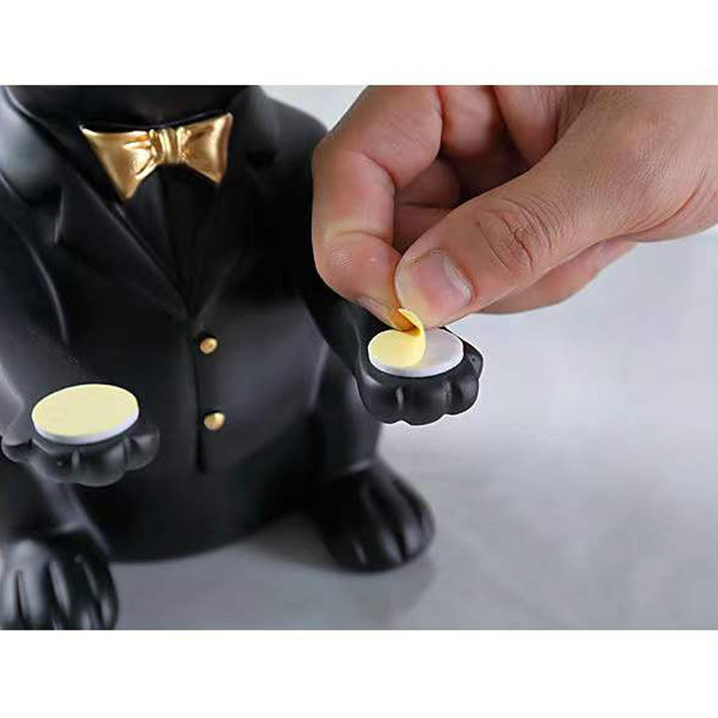 French Bulldog Statue with Tray Decor