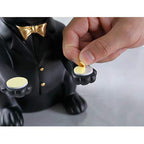 French Bulldog Statue with Tray Decor