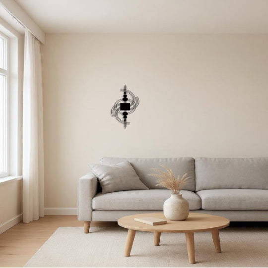 Modern Geometric Metal Wall Art