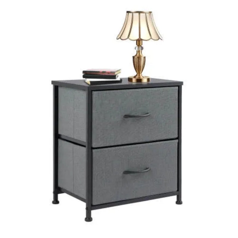 Set of 2 Fabric Drawer Cabinets