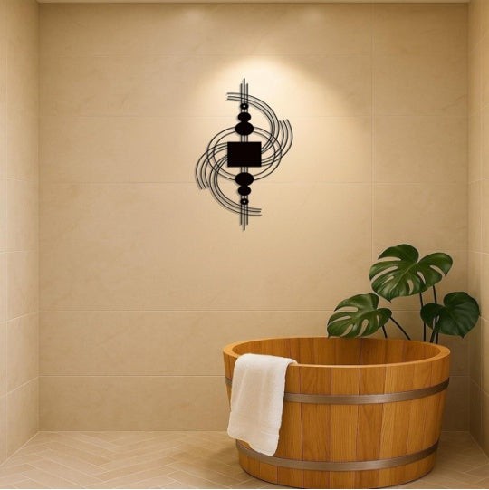 Modern Geometric Metal Wall Art