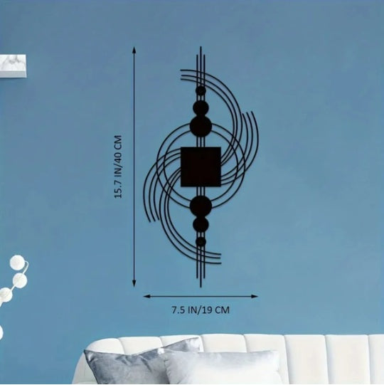 Modern Geometric Metal Wall Art